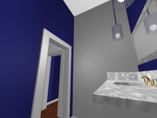GIF Animation: Bath Room from Blueprints
