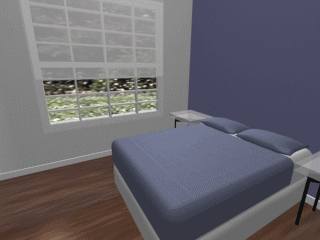 GIF Animation: Bed Room from Blueprints
