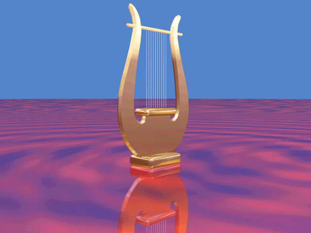 Harp on Sea of Glass and Fire