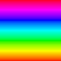 Spectrum Rainbow Colored Square
