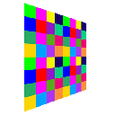 Rotated Colorful Grid