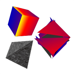 Pyramid Transforms to Cube
