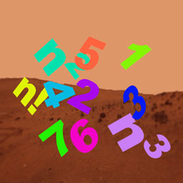 Mars Scene Numbers Game 