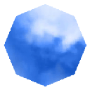 Octagon with Clouds