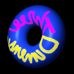 Colorful Torus Donut Screen Shot