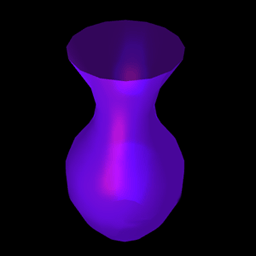Light on 3D Vase