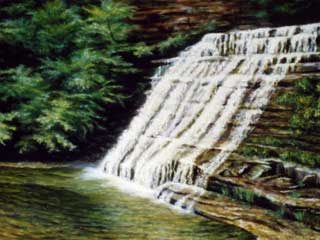 Stony Brook Park Waterfall
