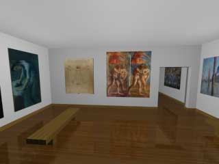 Art Gallery Polished Floors for Game