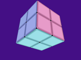 Cube with Math Symbols