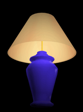 Lamp Light On