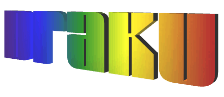 3D Logo Mapped with Rainbow of Gradation