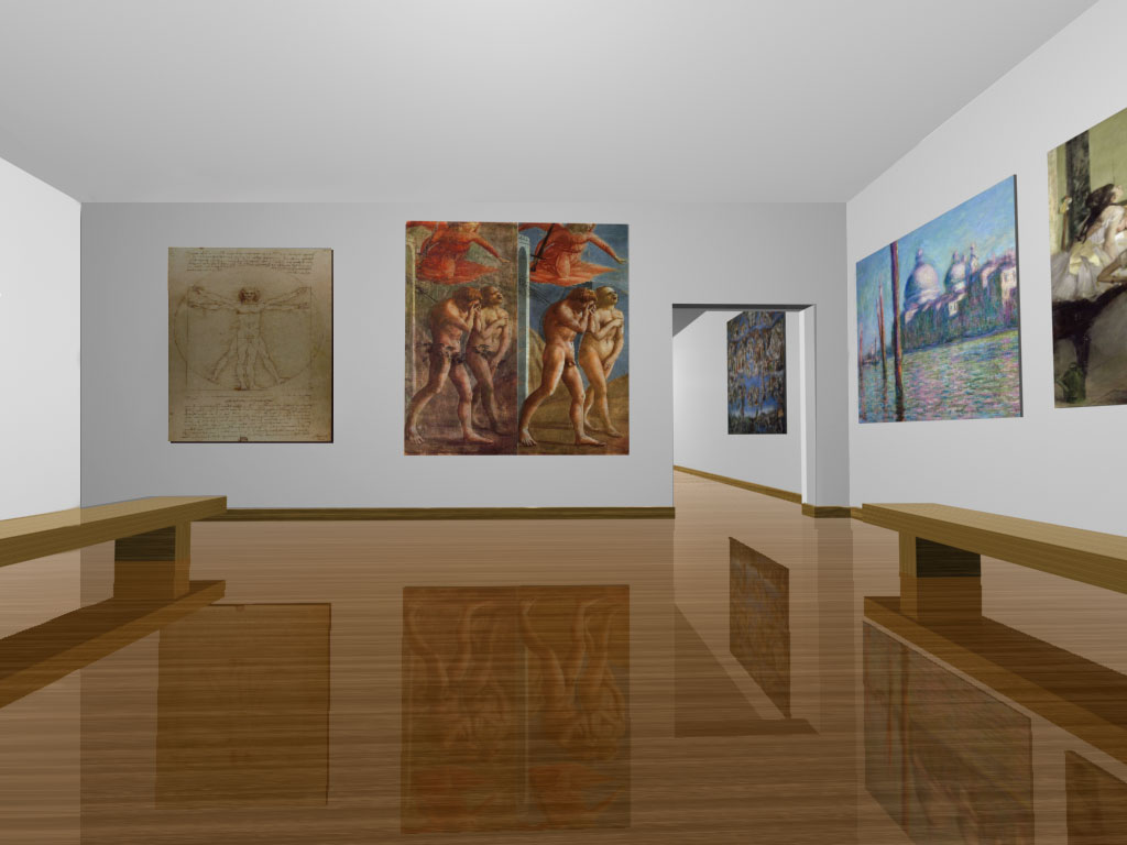 Art Gallery with Rennaisance Art