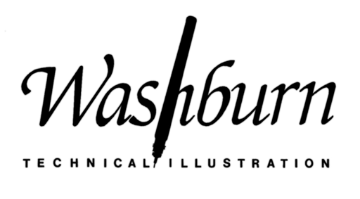 Washburn Technical Illustration Logo