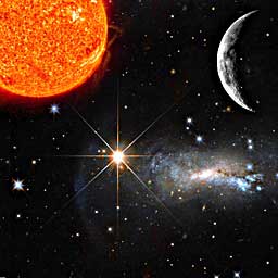 Sun, Moon & Stars Photographic Composition